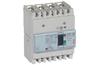Kompaktkaitselüliti DPX³ 160, 63A 4x 415VAC 25kA, therm. 0.8..1In, magn. 10In, incl. screws/ cage clamps Al/Cu 70/95mm², panel mount