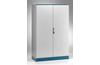 Metallkapp E MOX, 1200Wx2000Hx400D, monoblokk, 2x uks, tagasein, paigaldusplaat, 4punkti lukustus, ø3mm topeltlukustussüsteemiga, kaabli sisseviiguplaadid, tihend, C3M| epoksüvaikukiht, IP55 IK10, NEMA12, ookeanisinine, hall