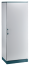 Metallkapp ENUX, 1000Wx2200Hx600D, frame, blank door, rear panel, lever-operated double bar locking w. 3mm double-bit insert, modular, adj. cable entry w. sealing gasket, C3M| epoxy resin layer, IP55 IK10, NEMA12, sinine/ hall