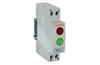 LED indikaator, roheline, punane, 230VAC, 1..16mm², 1M, TS35