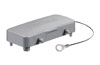 Cover HDC 16B DODQ 4BO, size 6, side-locking clamp, lower side, -40..125°, diecast alumiinium, IP65