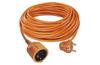 Pikendusjuhe 30m pistikuga, jätkupesa 1x 2P+E Schuko 16A 250V, kaabel H05VV-F3G 1,5 mm2, oranž, Emos
