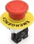 e-Stop surunupp B2, ø22.5mm, D40 red mushroom, turn » release, ø22.5mm, 1NC 10A 250VAC, IP40