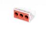 Harukarbiklemm WCT, 3x 2.5..6mm² 32A 400V, transparent/purple