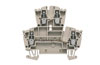 Kruvi-riviklemm WDK 2.5, 2-korrust, 2.5mm² 24A 400V, Weidmüller, beež