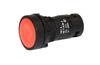 Surunupp XB7 Monolithic, ø22.5mm, 1NC 10A 250VAC, IP54, punane