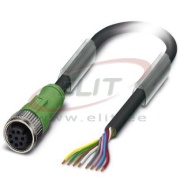 Sensor/actuator Cable SAC-8P-1.5-PUR/M12FS, 1pcs/pck, Phoenix