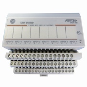 RTD Input Module Flex™, 8-ch., input ±76.5mV, 150mA 24VDC, 24VDC, TS35˄panel mount, Allen-Bradley