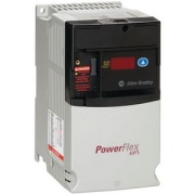 AC Drive PowerFlex40P, 0.75kW 2.3A 3x480VAC, relay contact 1NO 3A 30VDC/125V/240VAC, integral keypad ˄LED display, RS485, frame B, Allen-Bradley