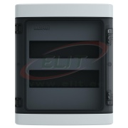 SM Distribution Box Vortex, 2x 13| 26M, 1500VAC/DC, PEN 13^13, 420x324x140mm, PC/ABS, -25..60°C, UV-stable, HF, cl. II, IP65 IK10, Maxpro, transparent^grey