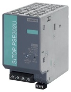 Sitop PSE202U, redundancy module, input/output: 40A 24VDC, decoupling of 2 Sitop power supplies w. 20A max. output current each, Siemens