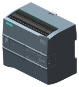 Simatic S7-1200, CPU 1214C, DC/DC/relay, onboard I/O » 14DI 24VDC, 10DO relay 2A, 2AI 0..10VDC, 20.4..28.8VDC, program/data memory 100kB, Siemens
