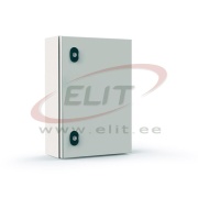 Enclosure E COR, 600Wx1000Hx250D, plain door, mounting plate, 2x gland plate 210x110, 2x lock w. ø3mm double bar key, C3M| epoxy resin layer, IP66 IK10, Nema4, grey
