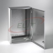 Enclosure ECOR, 400Wx600Hx200D, plain door, mounting plate, 2locks w. ø3mm double bar key, ss AISI304L, IP66 IK10, NEMA4X