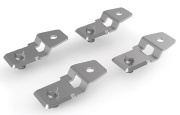 Wall Mounting Bracket ECSF, incl. accessories, zinc-coated steel, 4pcs/pck