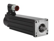 Servo Motor Kinetix VP, low inertia, 480VAC, 63mm bolt circle frame, 1 magnet stacks, T winding, 6750rpm rated speed, MT Encoder, SpeedTec right angle DIN connector, Allen-Bradley