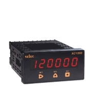 Preset/Multifunctional Counter XC1200, Pulse/Frequency, 1x6 LED, Scalable, 2x SP, 1DPDT (2co), 85-270V, 48x96mm, Selec