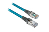 Patch Cord  EtherNet™, RJ45 plug » RJ45 plug, unshielded twisted pair, teal PVC cable 2m, Allen-Bradley