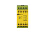 Safety relay PNOZ X, PNOZ X4 24VDC 3n/o 1n/c, Monitoring of E-STOP, safety gate, light grid, Pilz